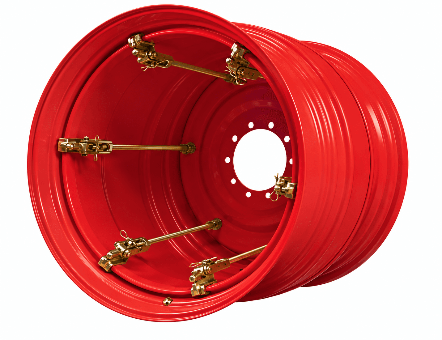 18X42 AP WHEELS 6/335 dubultdisks FENDT RED