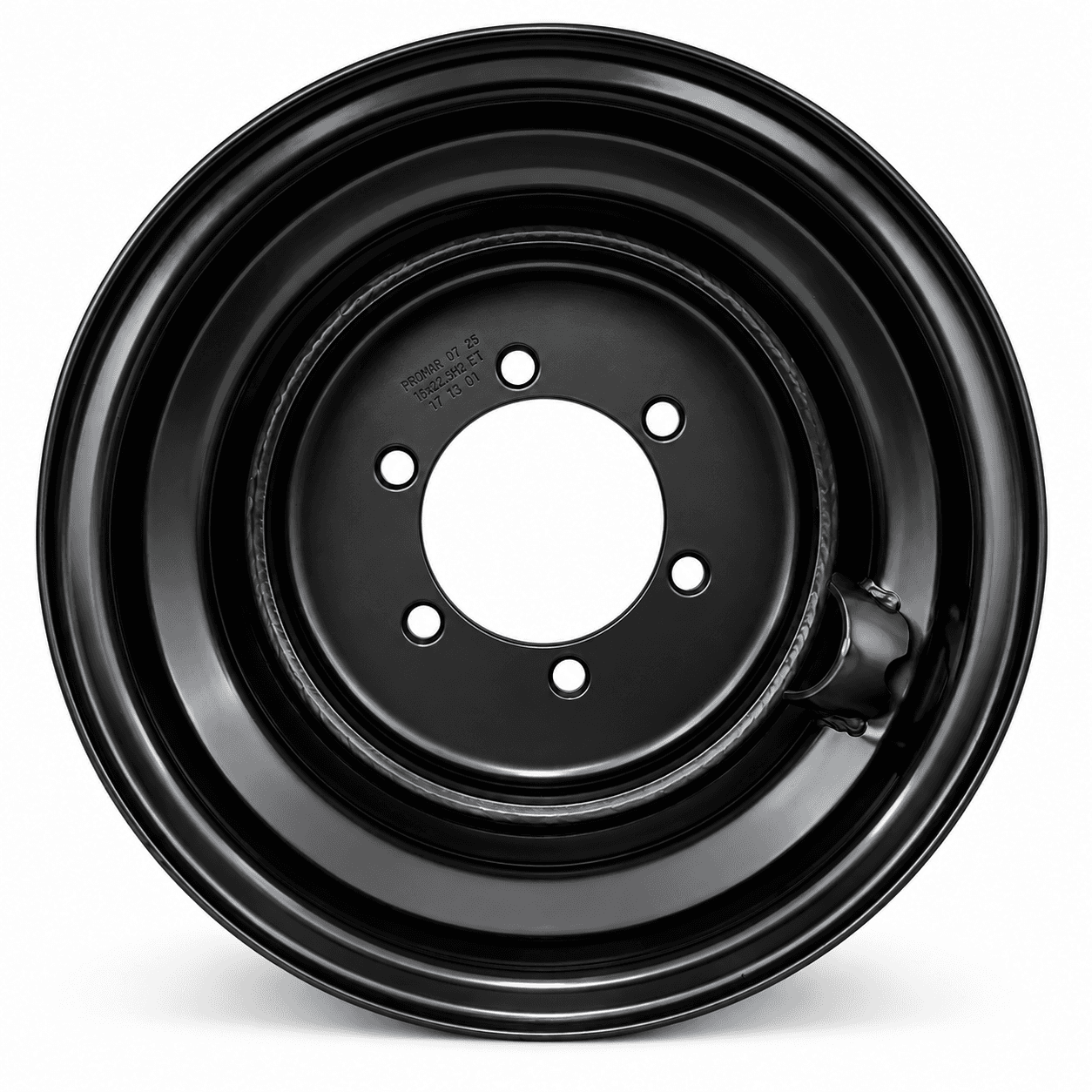 13X15.5 PRONAR F6 ET-15 161/205/21.5 (155.13.31) RAL9011 BLACK