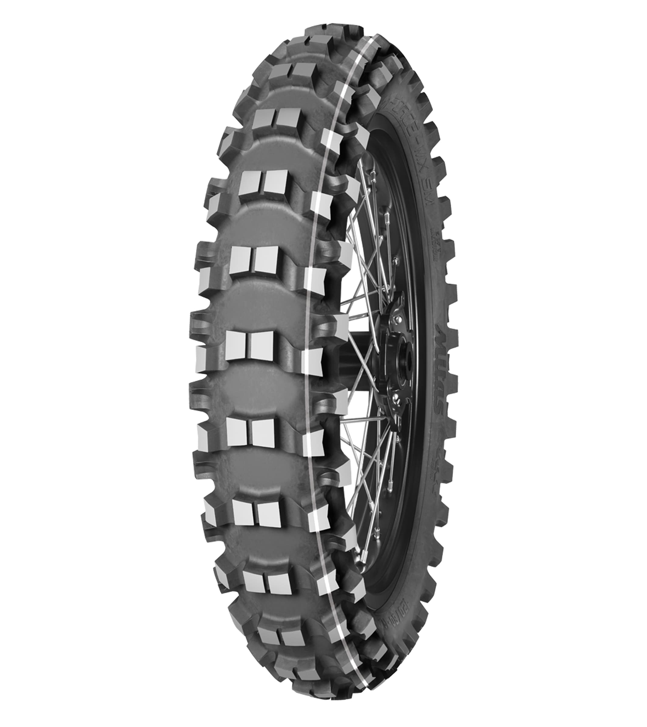 80/100-12 MITAS TERRA FORCE-MX SM WIN FRIC 50M TT White