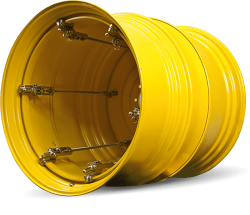20X30 AP WHEELS DUBULTDISKS 4/335 JD YELLOW