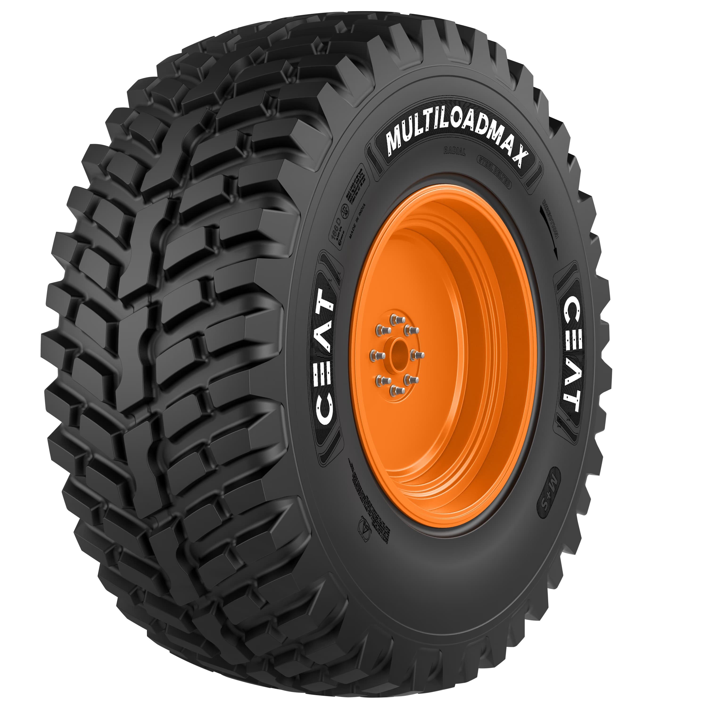 360/80R20 CEAT MULTILOADMAX 143D/147A8 TL STEEL BELT (14.5R20)