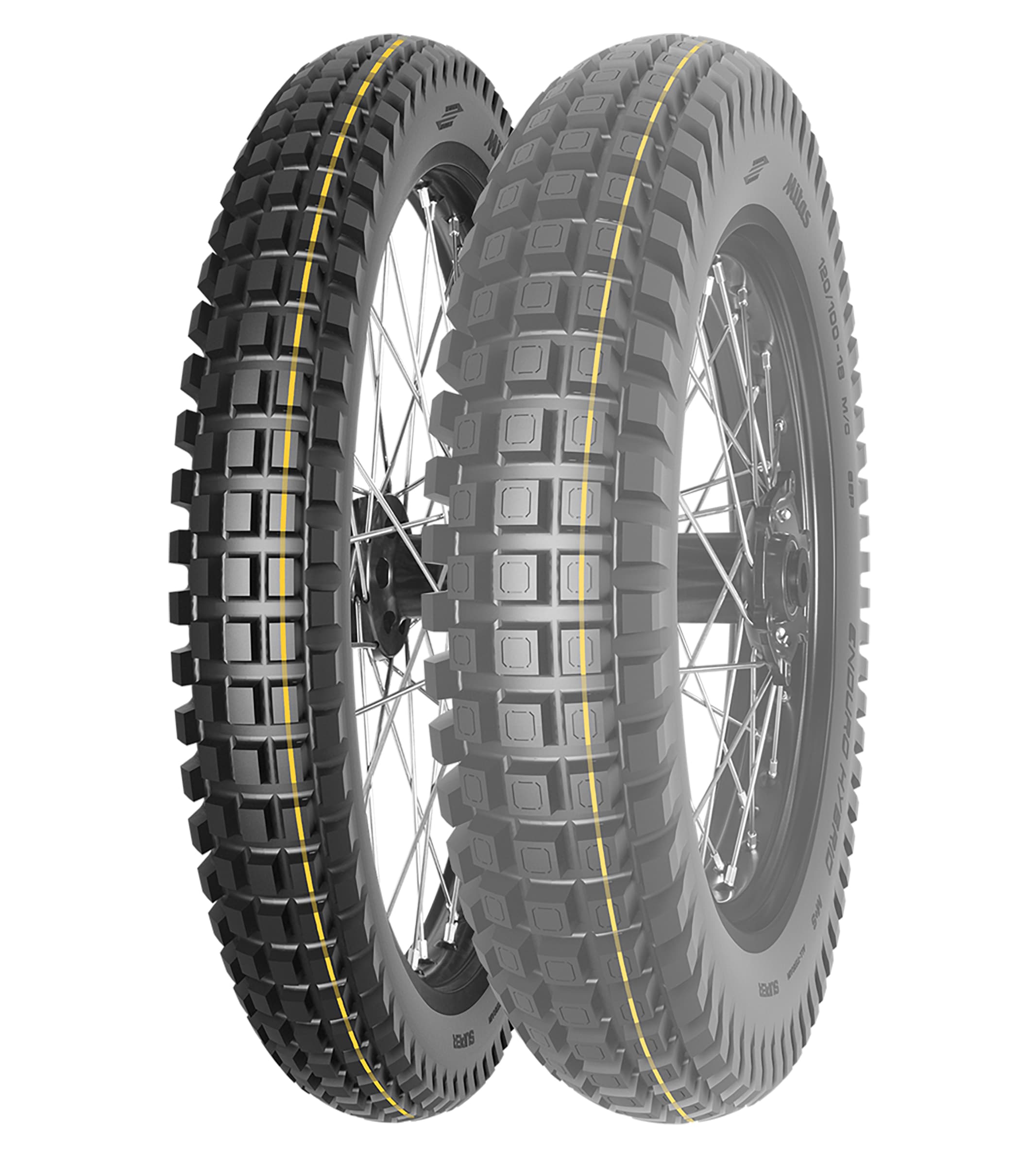 80/100-21 MITAS ENDURO HYBRID SUPER 51P TL/TT YELLOW