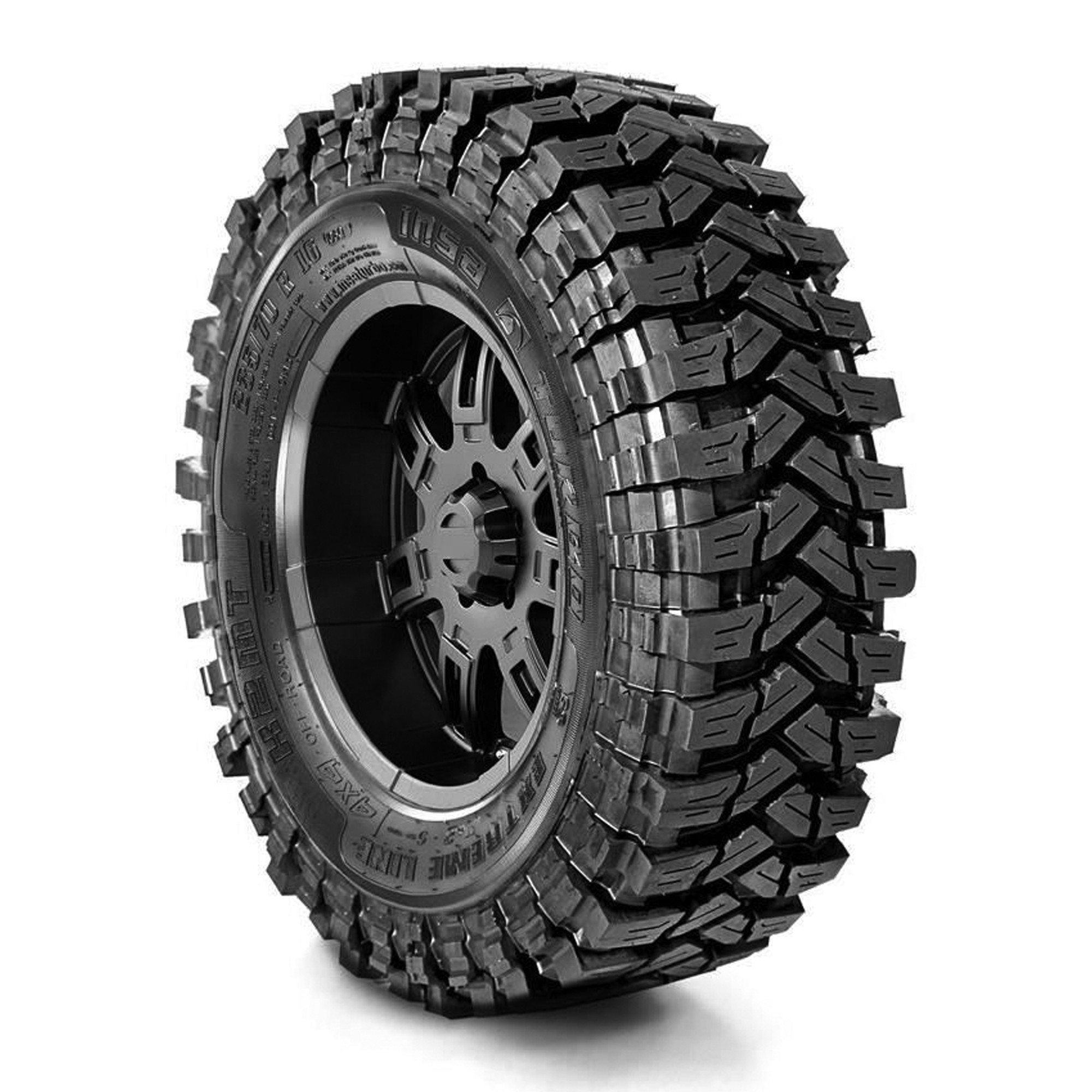 285/75R16 INSA TURBO K2 MUD TERRAIN 122/119N TL (rūpnieciski atjaunota)